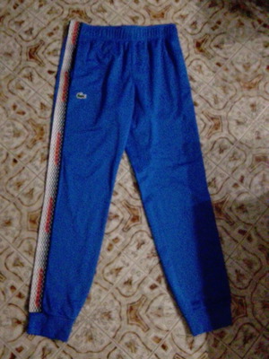 Lacoste pants used, size S, blue