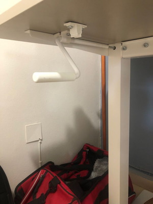 Standing desk за седяща/правостояща позиция 160x80 см като нов