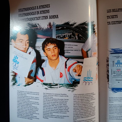 Mediterranean Games Athens 1991 Official Organizing Committee Magazine like new