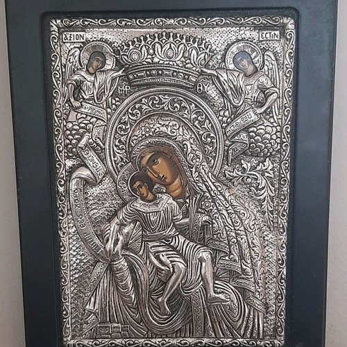 Axion Esti icon used, exact Byzantine replica