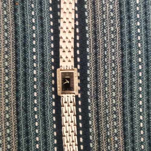 Lorus women's watch new with rectangular case and crystals