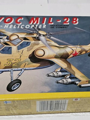 Mil-28 Havoc plastic model helicopter 1:72 Italeri like new