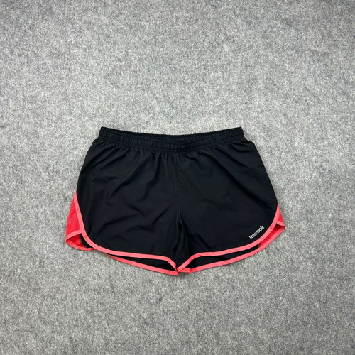 Reebok women's running shorts black/red size M like new, lightweight fitness