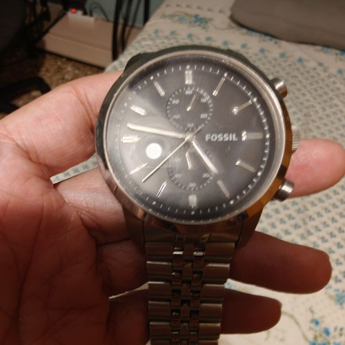 Fossil Watch Men FS4784 used with marks on case, complete bracelet