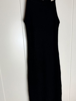 Bershka women's black long dress small used
