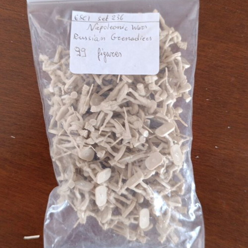 ESCI set 236 Russian Grenadiers figures, 99 pcs