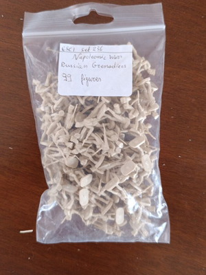 ESCI set 236 Russian Grenadiers figures, 99 pcs