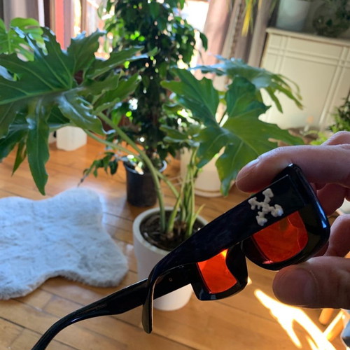Sunglasses used, slightly worn
