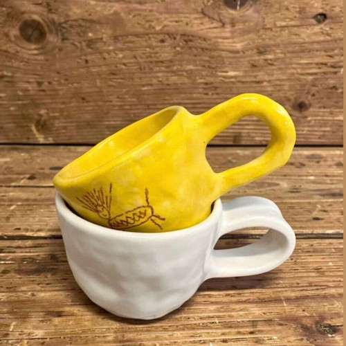 Ceramic mug Eleftheria Sifnaiou minimal new