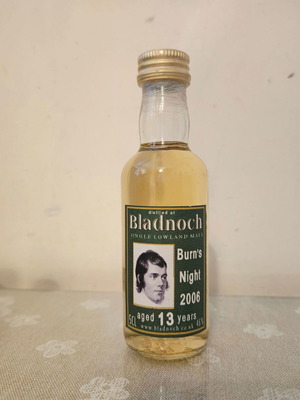 Bladnoch 13yo Burn's Night 2006 whisky miniature new