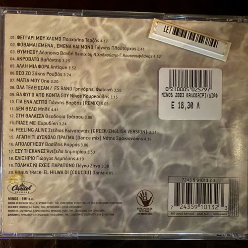 Minos 2003 Kalokairi CD like new
