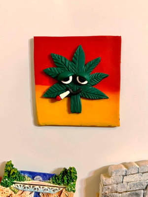 Handmade magnet made of polymer clay new
