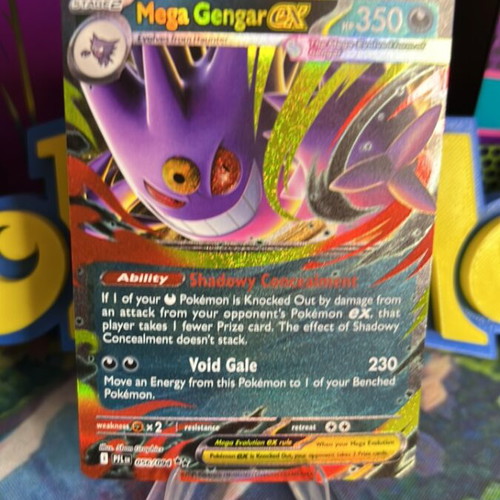 Mega Gengar EX PFL Pokemon card new, mint condition