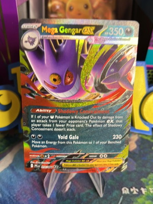 Mega Gengar EX PFL Pokemon card new, mint condition