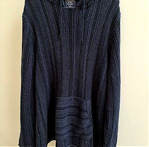 Φούτερ με κουκούλα Abercrombie and fitch A&F πλεκτό hoodie sweater limited edition