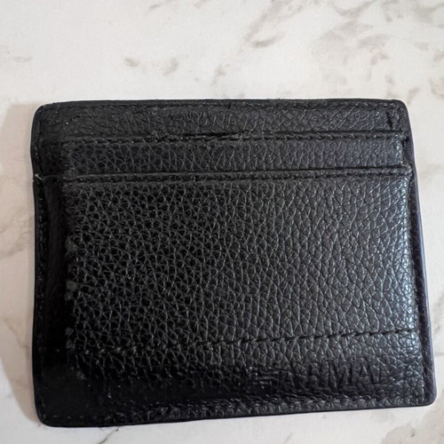 Emporio Armani cardholder used with bill compartment black