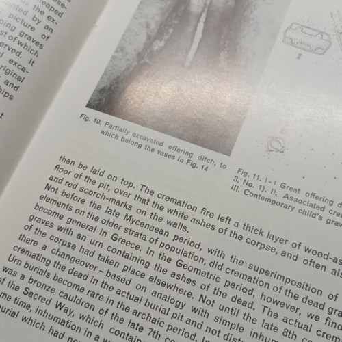 The Archaic Cemetery book like new 1973