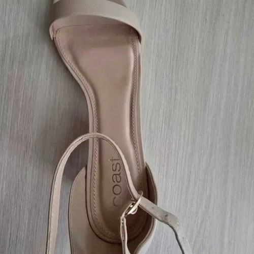 Coast Thelma sandals with ankle strap and mid heel, new, size 41