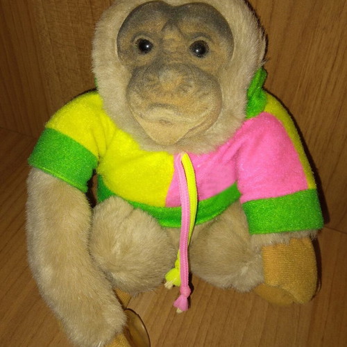 El Greco Plush Monkey Doll with Suction Cups like new