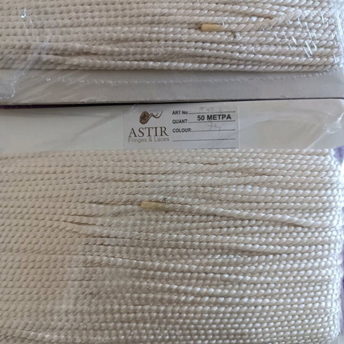 White cord new, pack of 2 pieces of 50 meters