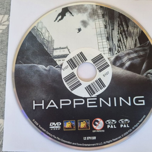 The Happening DVD like new, thriller sci-fi with Greek subtitles