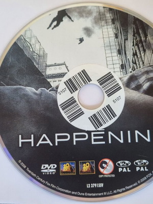 The Happening DVD like new, thriller sci-fi with Greek subtitles