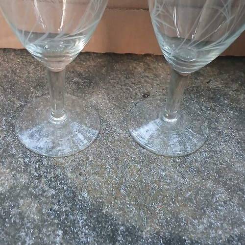 Set of 2 vintage Corona glasses from the 60s