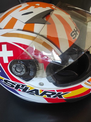 Κράνος μοτοσικλέτας Shark S700 Zarco μεταχειρισμένο με σχέδιο, μέγεθος Small