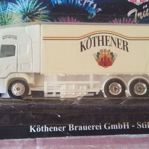 Collectible Scania Kothener truck with trailer new