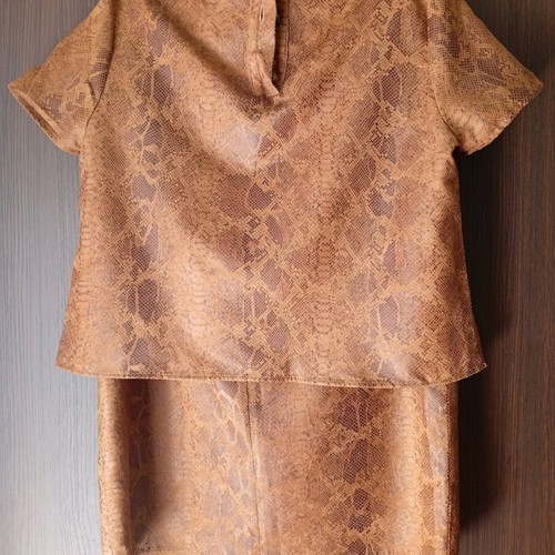 Zara women's set new, beige and brown