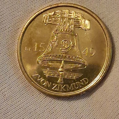 Prague commemorative medal used