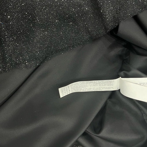 Zara black flared skirt new, evening style with tulle and sparkle, size L