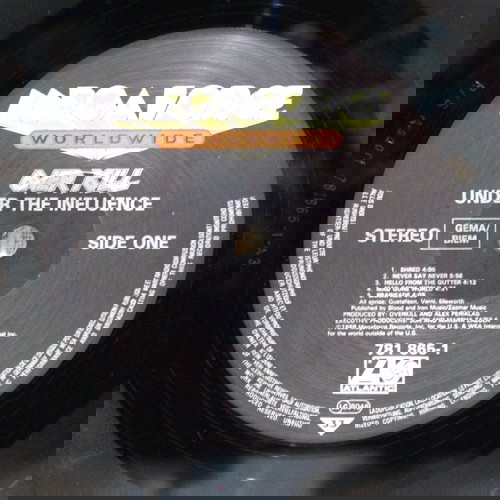 Overkill Under The Influence βινύλιο LP άλμπουμ μεταχειρισμένο, metal