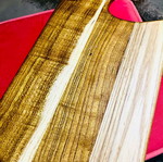 Cutting board new, solid handmade intact wood