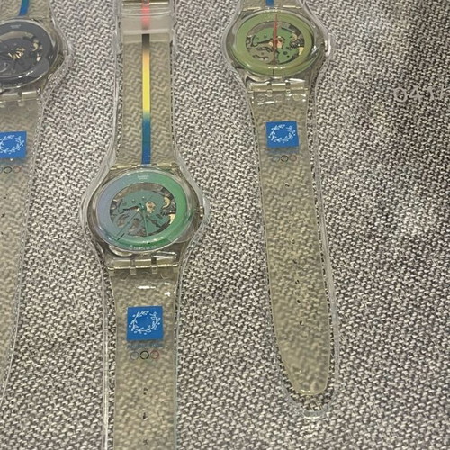 Swatch Athens 2004 Olympic Kyklos Full Set 041/108 Limited Edition like new