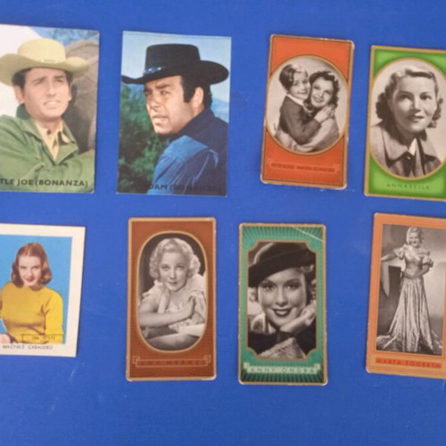 Antique stickers used, pack of 22 pieces