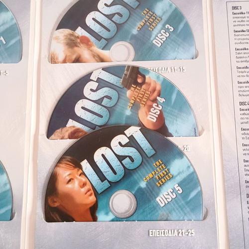 Lost DVD series first season used, 5 DVDs