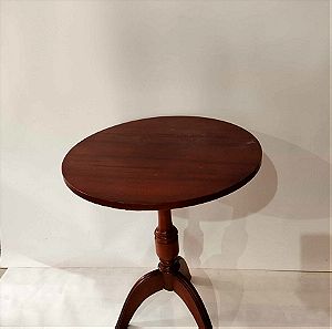 Vintage ξύλινο τραπέζι ροτόντα 64x55