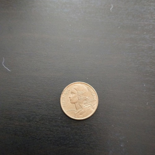 French coin used, year 1984