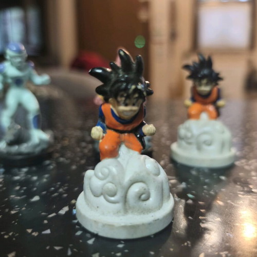 Dragonball figures used, set of 4 pieces
