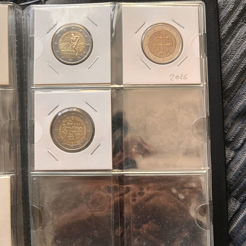 Slovakia 2 Euro Coin Collection Book like new