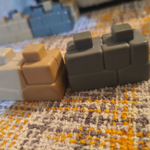 Castles and besiegers like new, two building blocks