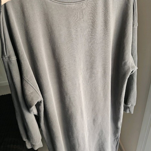 Sweatshirt long dress used, gray, XS