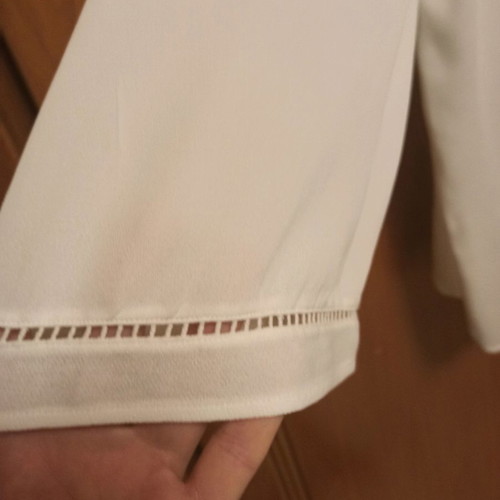 Massimo Dutti blouse used, size S, white with details