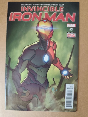 Invincible Iron Man #3 comic with Ironheart armor debut