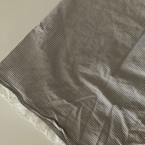 Oysho romantic cotton nightdress like new, size small, white and grey