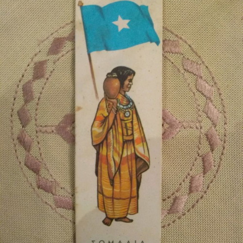 Card used No113 Somalia from Melo National Costumes collection
