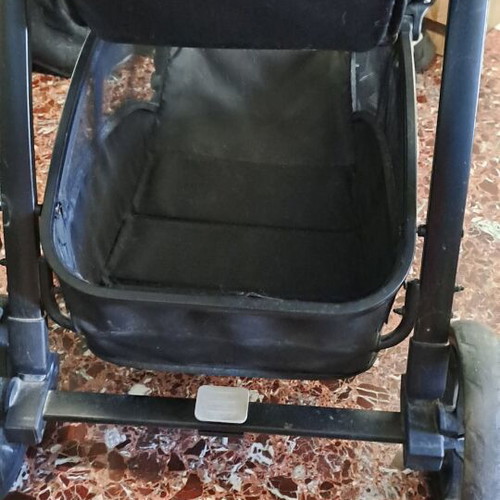 Cangaroo stroller used with accessories and storage basket