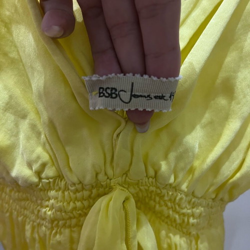 Bsb top like new, multicolored yellow, size S