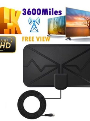 Ψηφιακή κεραία τηλεόρασης 4K καινούργια με ομοαξονικό καλώδιο 3 μέτρων